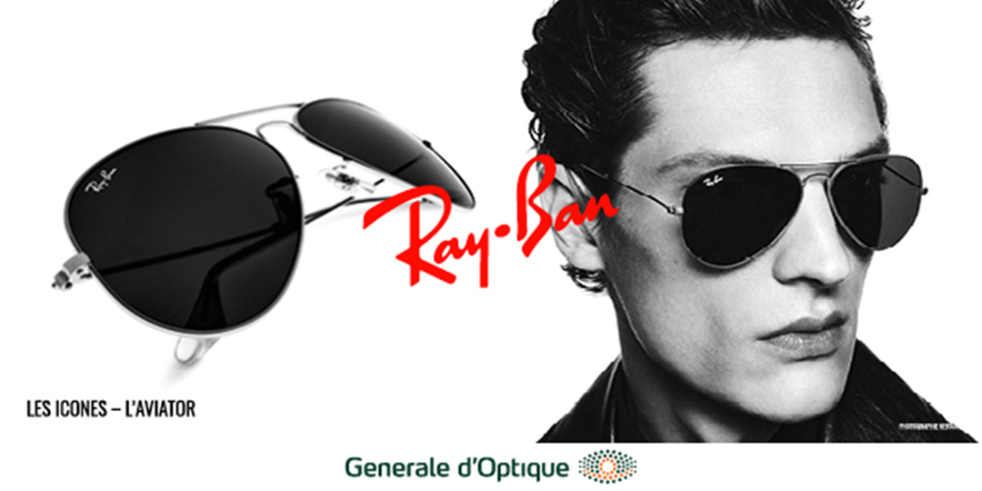 (Re)découvrez les Ray-Ban aviator chez GÉNÉRALE D'OPTIQUE Mériadeck !