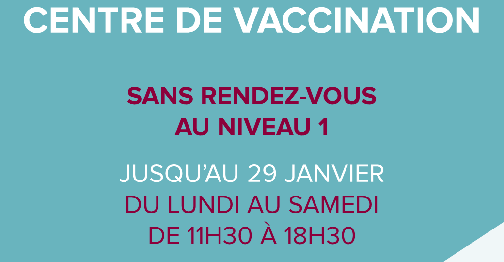 Centre de vaccination COVID-19 à Mériadeck
